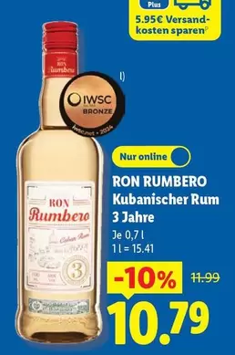 Bronze - Kubanischer Rum 3 Jahre