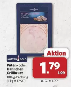 Gold - Puten- oder Hähnchen Grillbrust