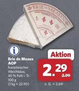 Brie de Meaux AOP französischer Weichkäse