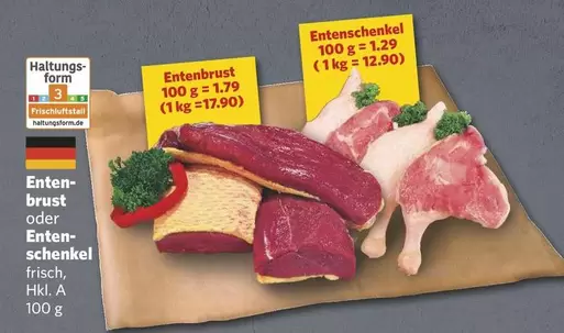 Entenbrust oder Entenschenkel