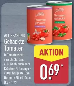 Gehackte Tomaten