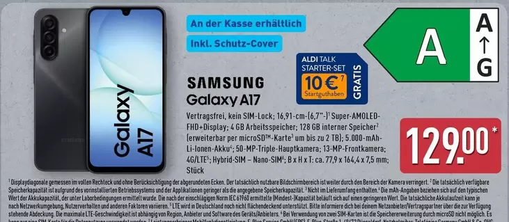 Samsung - SAMSUNG Galaxy A17