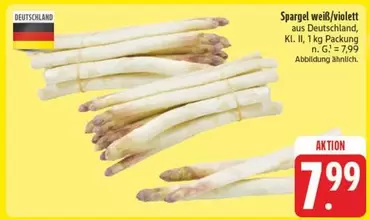 Spargel weiß/violett