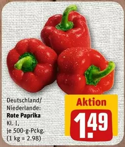 Rote Paprika