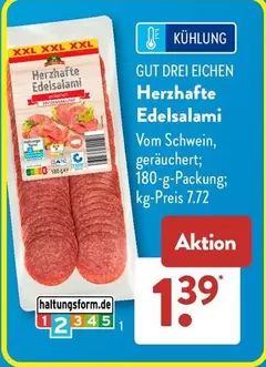 Herzhafte Edelsalami