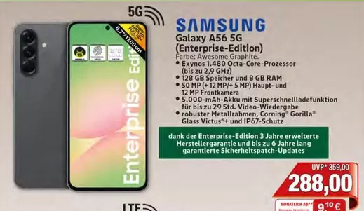 Samsung - Galaxy A56 5G (Enterprise-Edition)