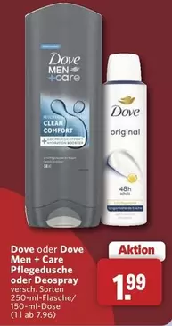Dove - Pflegedusche oder Deospray