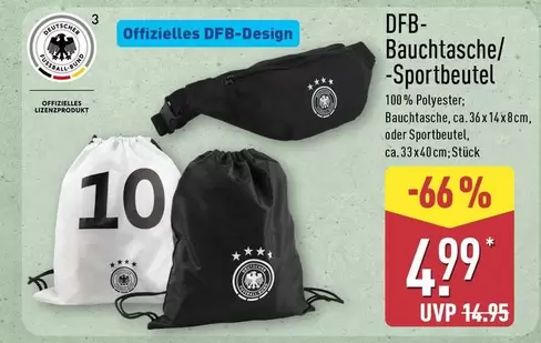 DFB Bauchtasche/Sportbeutel