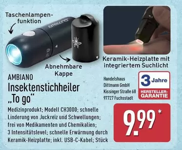 Insektenstichheiler "To go"