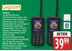 Gigaset - Handy GLX8 ACTIVE duo