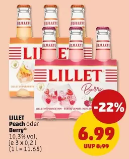 Elite - Lillet Peach oder Berry