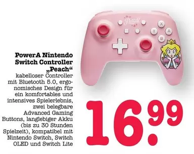 Nintendo -  Switch Controller "Peach"