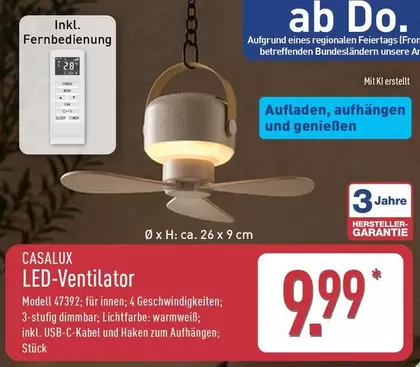 LED-Ventilator Modell 47392
