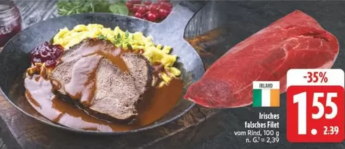 irisches falsches Filet vom Rind