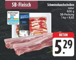 Schweinebauchscheiben Natur