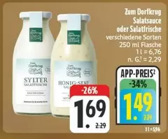 Salatsauce oder Salatfrische