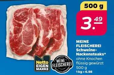 Schweine-Nackensteaks