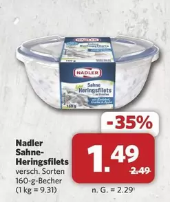 Sahne-Heringsfilets