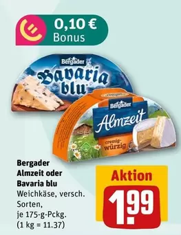 Bavaria - Almzeit oder  blu Weichkäse