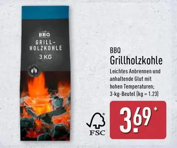 Grill-Holzkohle