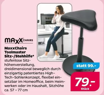 MaxxChairs Toolmaster Sitz-/Stehhilfe