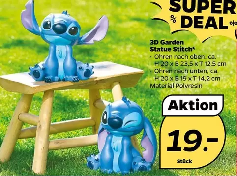 3D Garden Statue Stitch