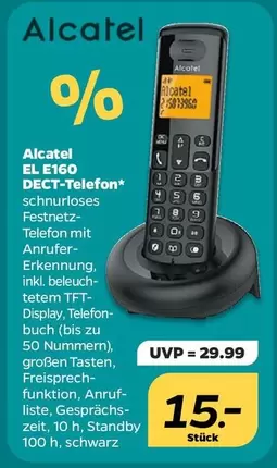 Alcatel - EL E160 DECT-Telefon