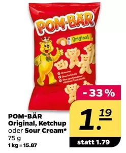 POM-BÄR Original, Ketchup oder Sour Cream*