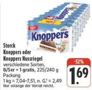 Knoppers oder Knoppers Nussriegel