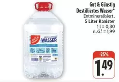 Destilliertes Wasser