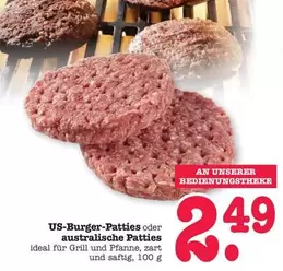 Ideal - US-Burger-Patties oder australische Patties