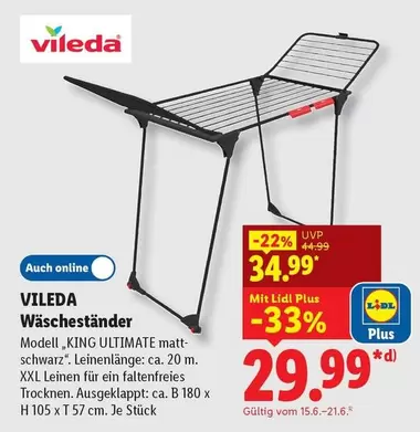 Vileda - Wäscheständer