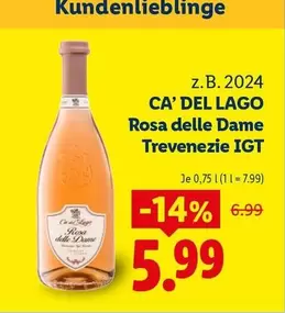 CA' DEL LAGO Rosa delle Dame Trevenezie IGT