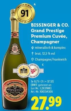 Master - Grand Prestige Premium Cuvée, Champagner