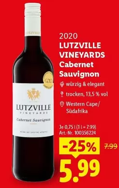 Gold - Cabernet Sauvignon 2020
