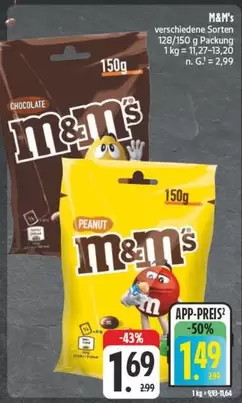 M&M's - verschiedene Sorten