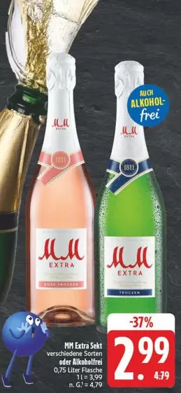 MM Extra Sekt verschiedene Sorten oder Alkoholfrei