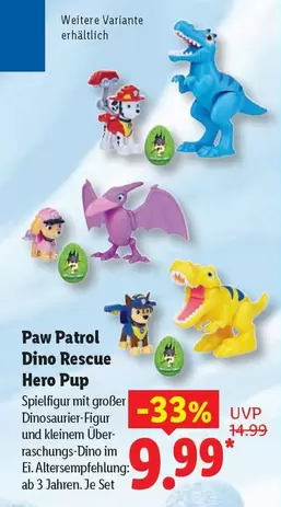 Paw Patrol - Dino Rescue Hero Pup