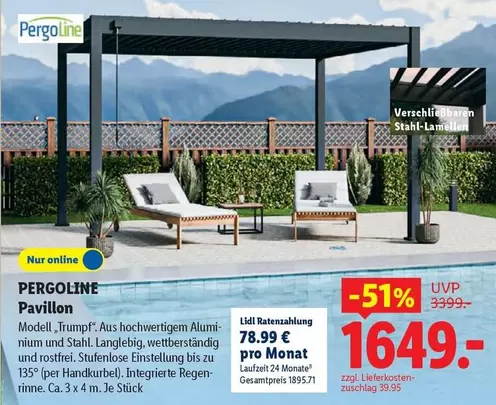 PERGOLINE Pavillon