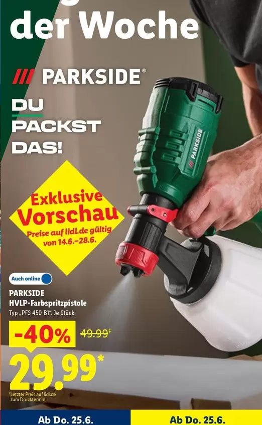 HVLP-Farbspritzpistole Typ: PS 450 B2