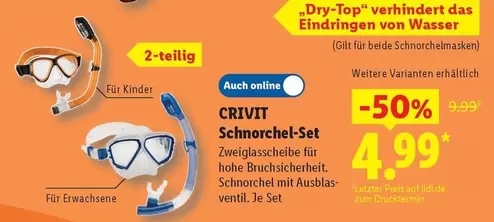 Kinder - Schnorchel-Set