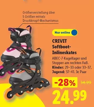 Kinder - Softboot-Inlineskates
