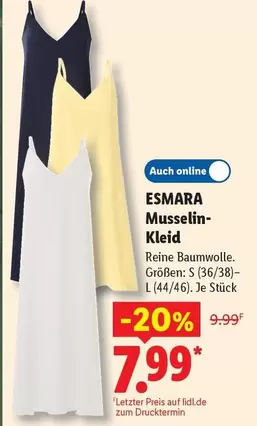 ESMARA Musselin-Kleid