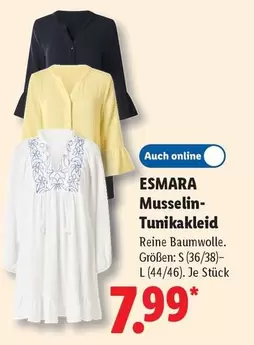 Musselin-Tunikakleid