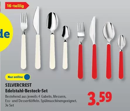 Edelstahl-Besteck-Set