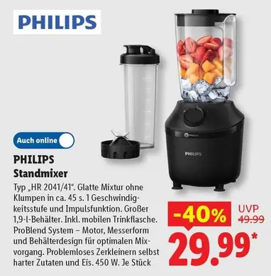 Philips - Standmixer Typ HR 2041/41