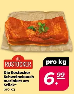 Schweinbauch mariniert am Stück