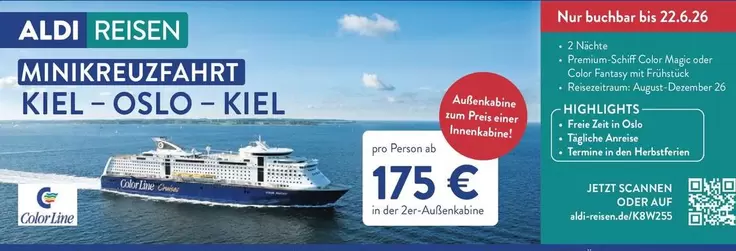 Fantasy - MINIKREUZFAHRT KIEL - OSLO - KIEL