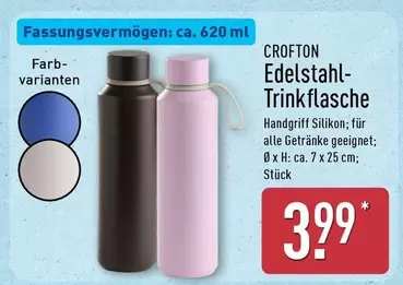 Edelstahl-Trinkflasche
