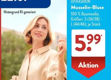 Musselin-Bluse